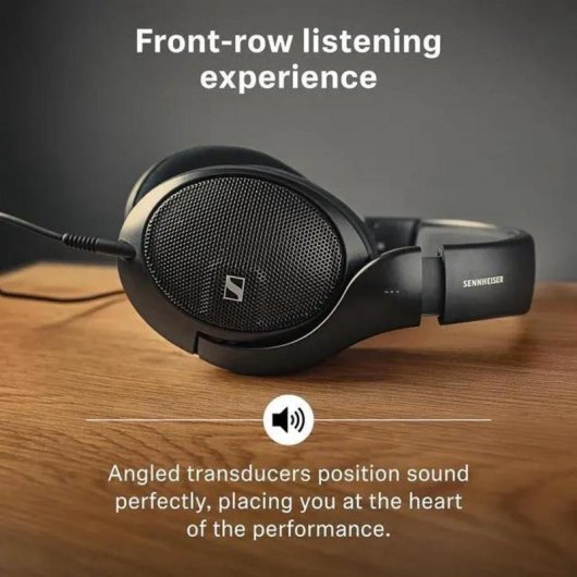 Auriculares Sennheiser HD 560S con cable, abiertos, para música y gaming, negros