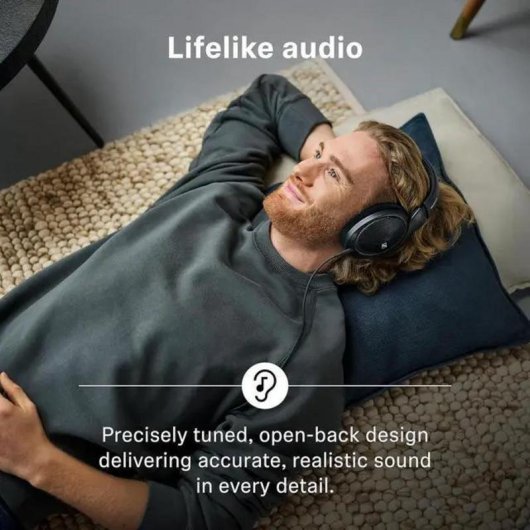 Auriculares Sennheiser HD 560S con cable, abiertos, para música y gaming, negros