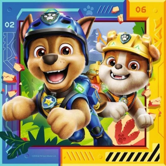 Puzle Ravensburger La Patrulla Canina 147 Piezas 3x49