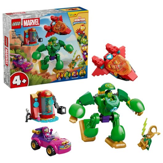 LEGO Marvel 11211 Loki Vs Équipe Iron Man 204 pièces