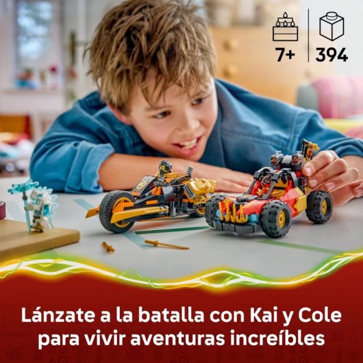 LEGO Ninjago 71864 Kombinierbare Fahrzeuge Von Kai Und Cole Transformierbar 394 Teile