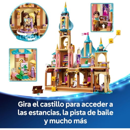 LEGO Disney Princess Castillo de Rapunzel 43297 676 piezas