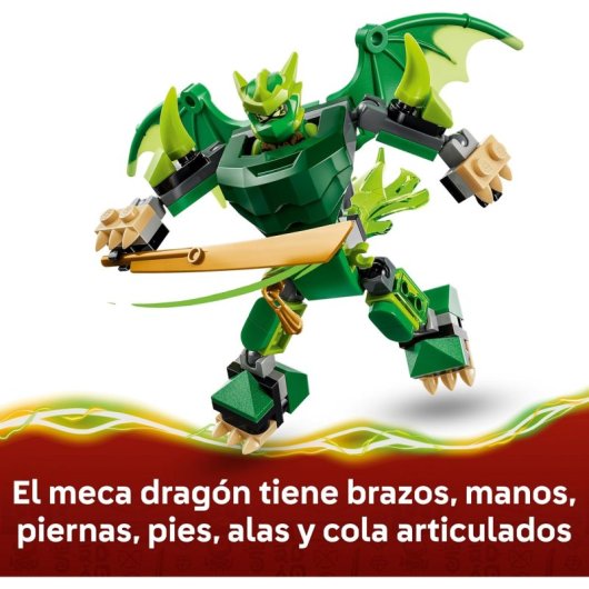 LEGO Ninjago Dragons Rising Lloyd’s Dragon Mech Battle Pack 71862 81 Teile