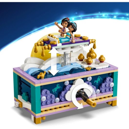 LEGO Disney Princess Cofre De Joyas De Jasmine Con Alfombra Mágica En Movimiento 43295 458 pièces