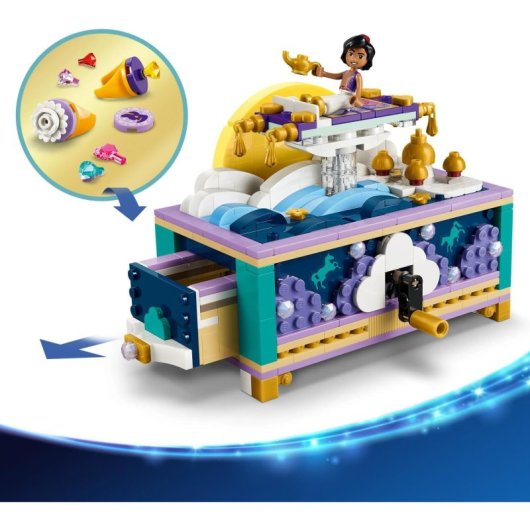 LEGO Disney Princess Cofre De Joyas De Jasmine Con Alfombra Mágica En Movimiento 43295 458 pièces
