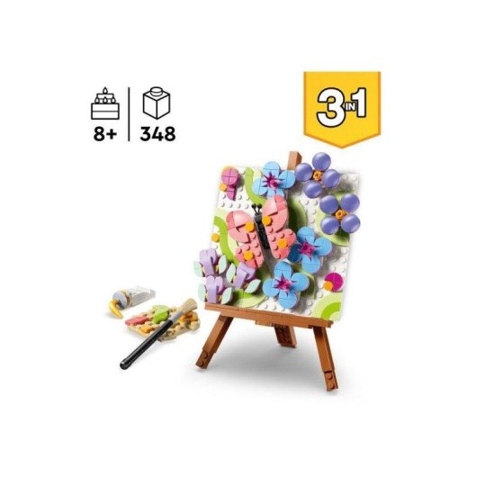 LEGO Creator 3 In 1 Floral Art Tableau 31390 348 Teile