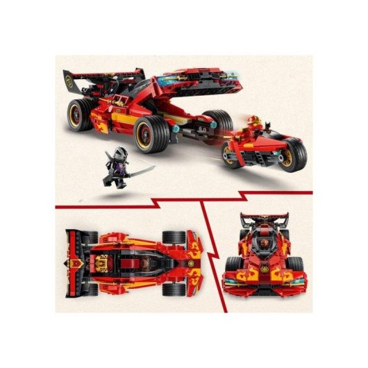 LEGO Ninjago Ninja X-1 Charger 15º Aniversário 71867 691 peças