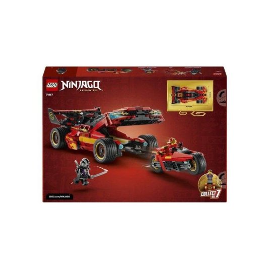 LEGO Ninjago Ninja X-1 Charger 15º Aniversário 71867 691 peças