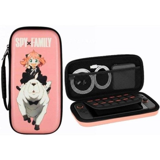 Borsa da trasporto Konix SPY x FAMILY per Nintendo Switch 2, Switch e OLED