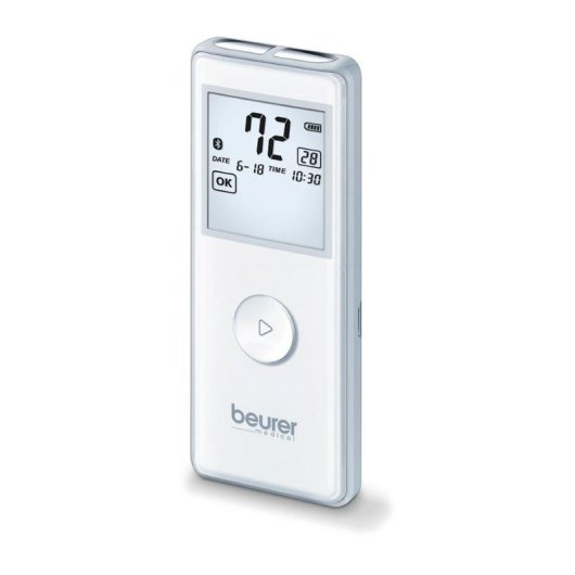Cardiómetro Beurer ME-90 Bluetooth com ecrã LCD e app CardioExpert