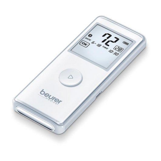 Cardiómetro Beurer ME-90 Bluetooth com ecrã LCD e app CardioExpert