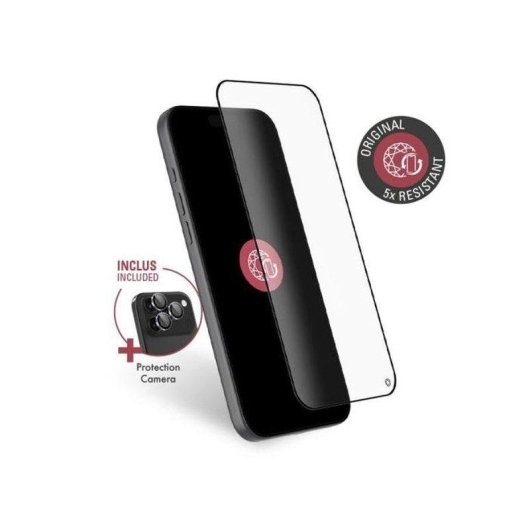 Kit de protección Force Glass 2.5D para iPhone 17 Pro + 3 protectores lentes cámara