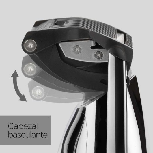 Spazzola Lisciante BaByliss Air Wand Ceramica Rotante Anti-Frizz Capelli Spessi Nero