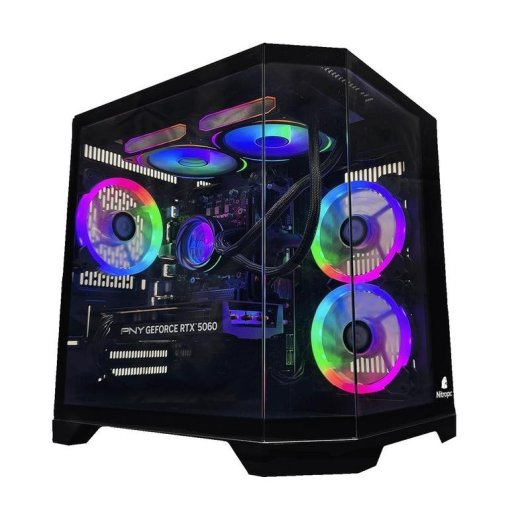 Desktop Nitropc Pack Avançado AMD Ryzen 7 5800X 16GB 1TB M.2 RX 9060 XT Windows 11 Pro