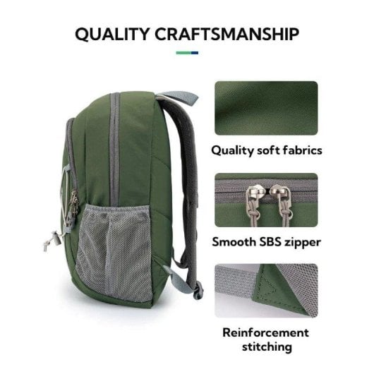 Mochila deportiva Waterfly FantasyStar 12L resistente al agua oliva