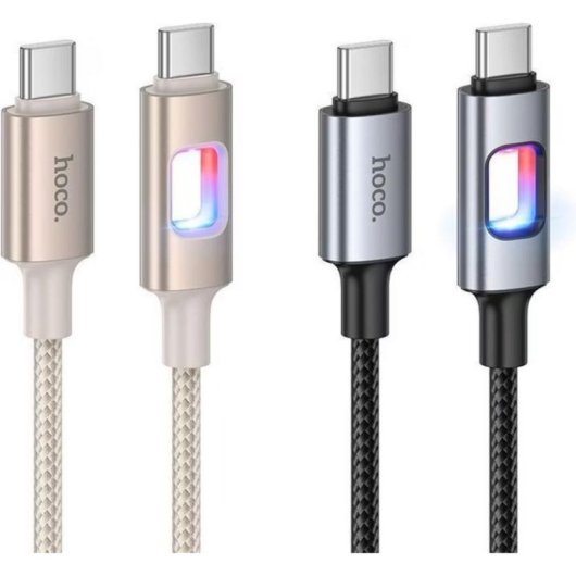 Hoco U144 USB-C auf USB-C Kabel 1,2 m 60 W USB PD mit LED