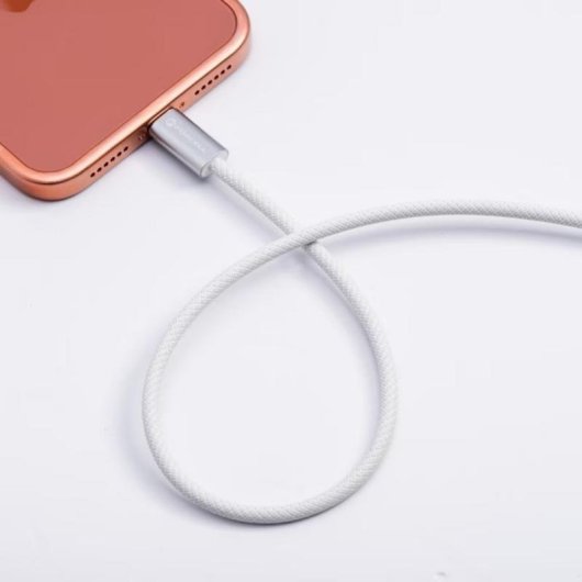 Câble USB-C Forcell 100W 1,2 m Charge Rapide Flexible Blanc