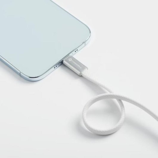 USB-C zu USB-C Kabel Forcell 60W 3A 1.2m Weiß