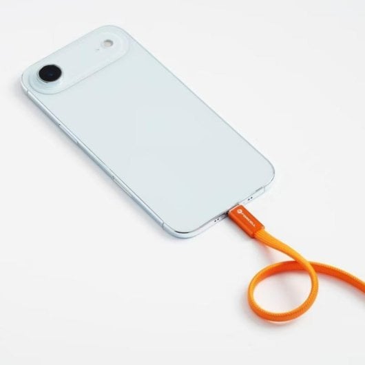 Câble USB-C Forcell Cafule Flat 1,2 m 100 W orange charge rapide