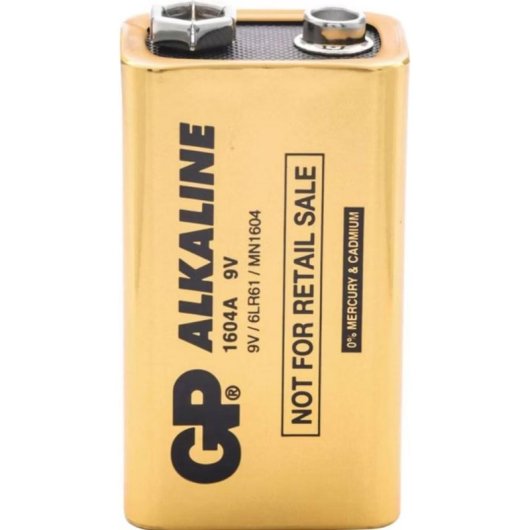 Batterie 9V GP Industrial Super Alkaline 200 Stück