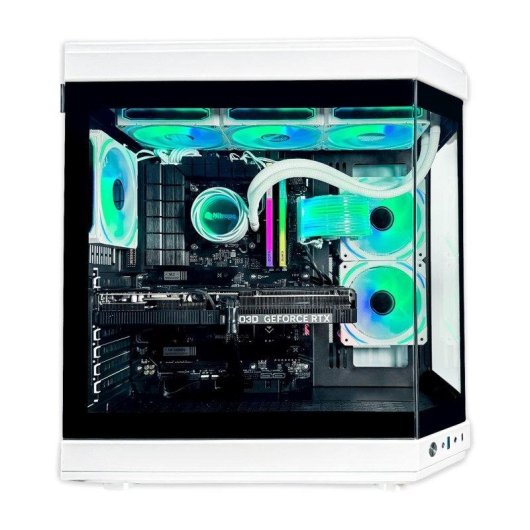 Desktop Nitropc Pack Boost AMD Ryzen 7 7800X3D 32GB 2TB M.2 RX 9070 XT Windows 11 Branco 27"