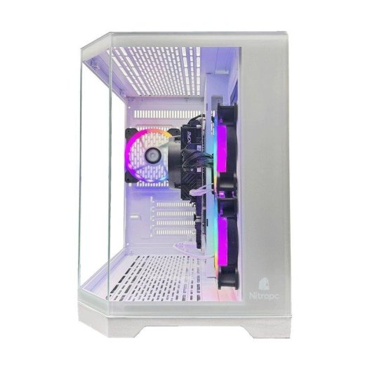Desktop-PC Nitropc Avanzado AMD Ryzen 3 3200G 8GB 480GB SSD Radeon RX Vega 7 Windows 11 Weiß
