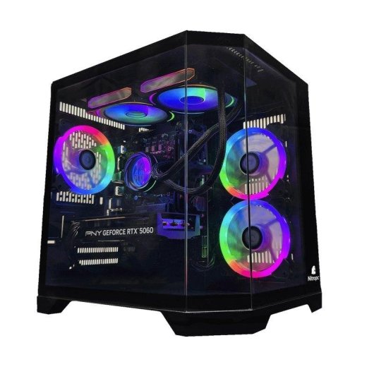Desktop Nitropc Avançado AMD Ryzen 7 5800X 16GB 1TB M.2 RX 9060 XT Windows 11
