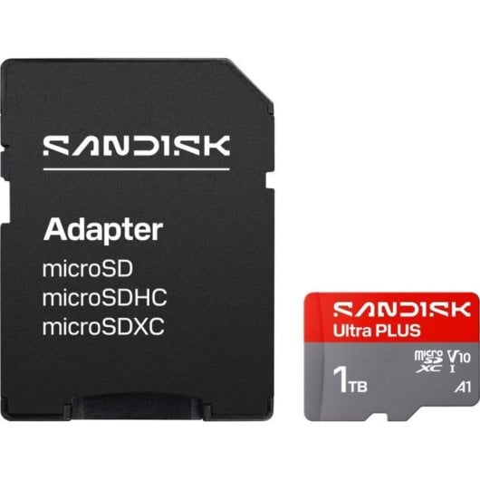 Cartão microSDXC SanDisk Ultra Plus 1TB UHS-I Classe 10 A1 V10