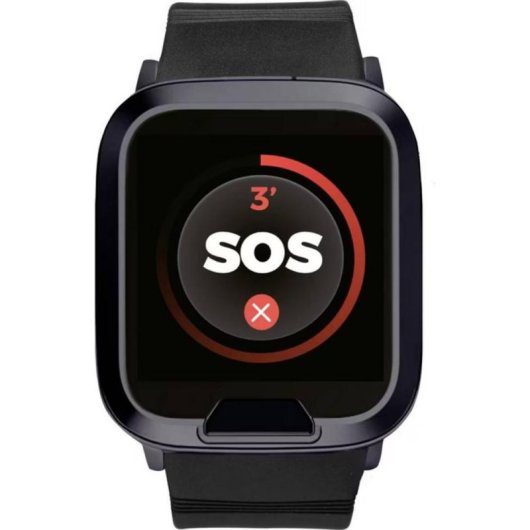 MiniFinder MF-GSEMFW Bluetooth GPS 4G 47mm Schwarz Einheitsarmband Wasserdicht