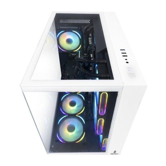 Desktop Nitropc Pack Extremo Intel Core i7-12700K 32GB 1TB SSD RTX 5060 Ti Windows 11 Branco