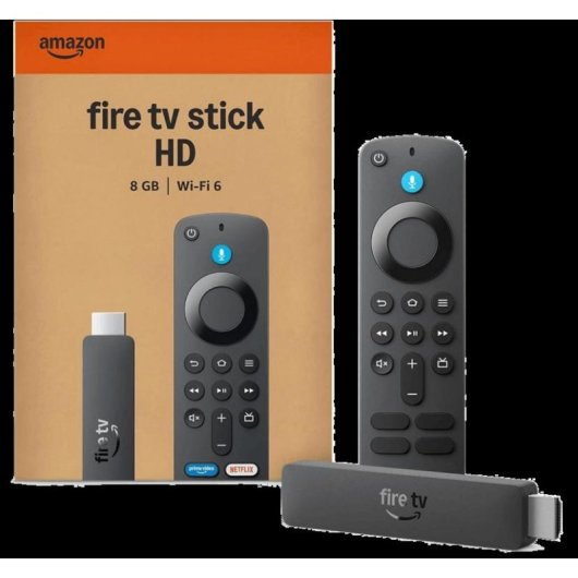 Lecteur multimédia Amazon Fire TV Stick HD 8 Go Alexa Wi-Fi 6 HDMI