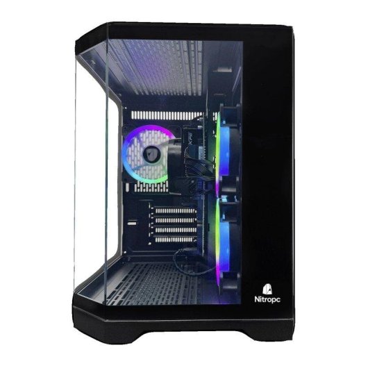 PC Sobremesa Nitropc Pack Avanzado AMD Ryzen 5 3400G 16GB 480GB SSD Radeon Vega 11 Windows 11 Monitor 24"
