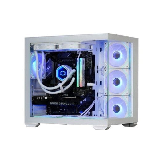 Desktop PC Cooler Master AMD Ryzen 8700F 32GB 1TB SSD RTX 5060 Ti Branco