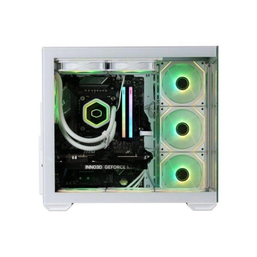 Desktop PC Cooler Master AMD Ryzen 8700F 32GB 1TB SSD RTX 5060 Ti Branco