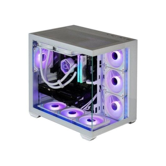 Desktop PC Cooler Master AMD Ryzen 8700F 32GB 1TB SSD RTX 5060 Ti Branco