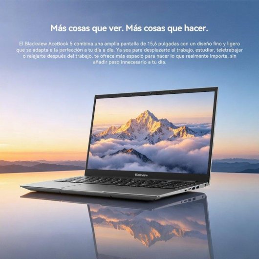 Portátil Blackview AceBook 5 15,6" Intel Pentium Silver N6000 16GB 512GB SSD Gráficos Intel Windows 11 Pro
