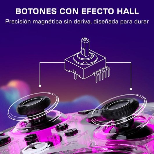 Comando Gaming Turtle Beach Afterglow RGB Efeito Hall Xbox Series X|S/PC