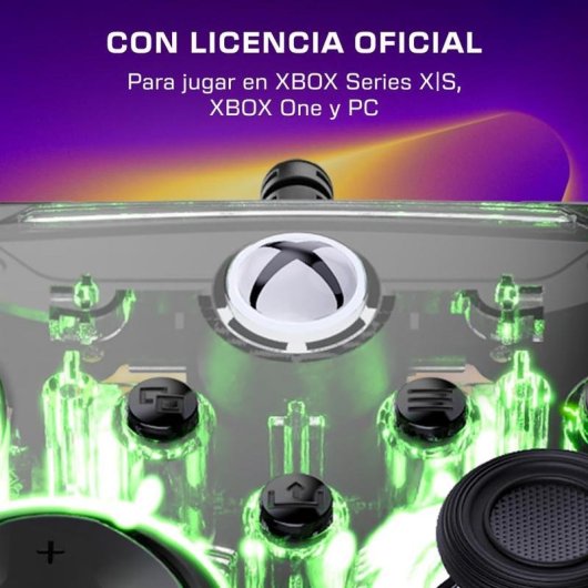 Comando Gaming Turtle Beach Afterglow RGB Efeito Hall Xbox Series X|S/PC