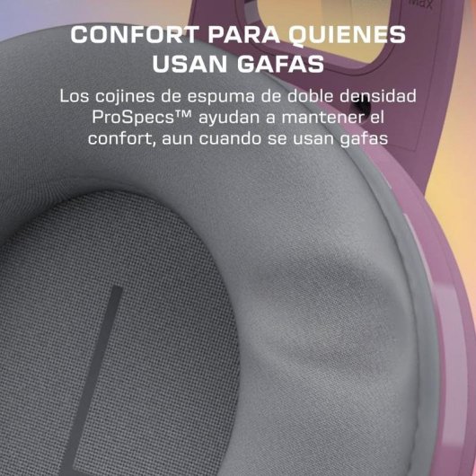 Auricular Turtle Beach Atlas 200 Lilac Mist con cable y transductores de 50 mm