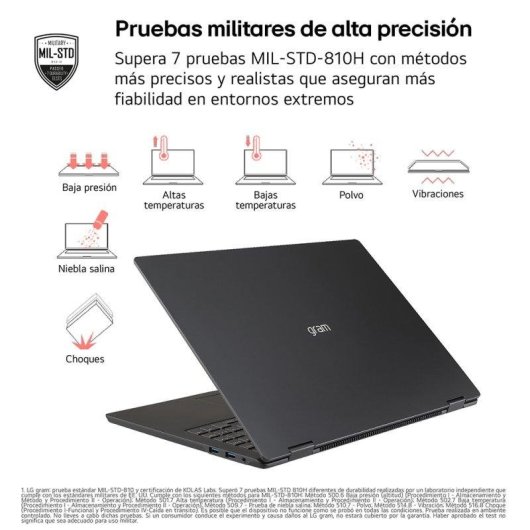 Portátil LG gram Pro 16Z90U 16" Intel Core Ultra 7 32GB 512GB SSD Intel Arc Windows 11