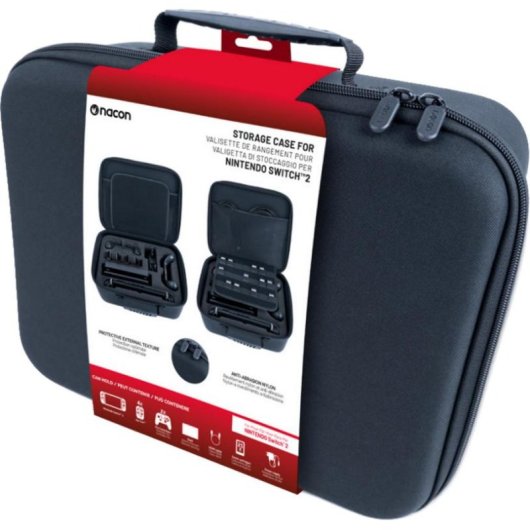 Capa Rígida NACON NA029123 Nintendo Switch 2 Compartimentos Organizados