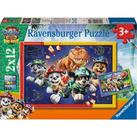 Puzzle Ravensburger Paw Patrol 3 Dino Movie 24 pièces pour enfants