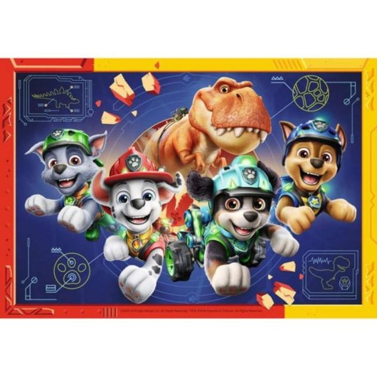 Puzzle Ravensburger Paw Patrol 3 Dino Movie 24 pièces pour enfants