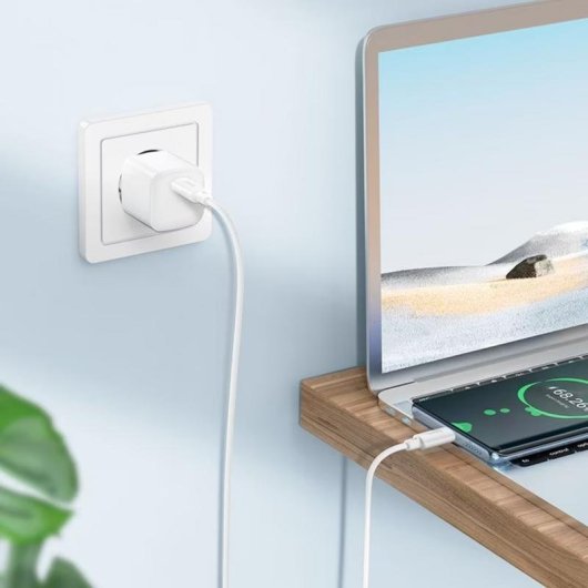 USB-C zu USB-C Kabel Hoco 60W 2m USB Power Delivery Weiß