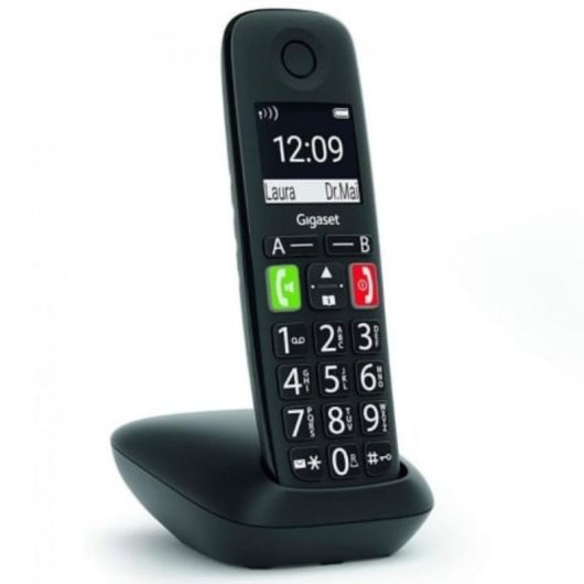Gigaset E290 kabelloses Telefon mit Freisprecheinrichtung und großen Tasten