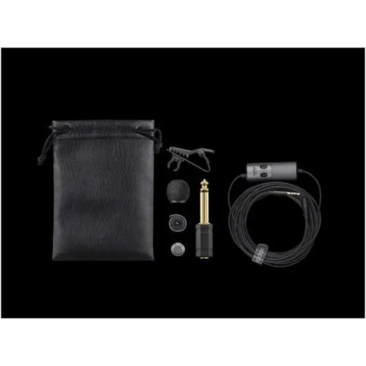 Microfone Godox LMS-60G omnidirecional com ganho ajustável e cabo longo