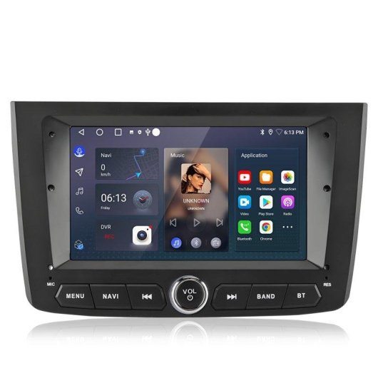 Autoradio Junsun 7" Carplay Android Auto GPS Bluetooth WiFi DAB+ Alfa Romeo Mito