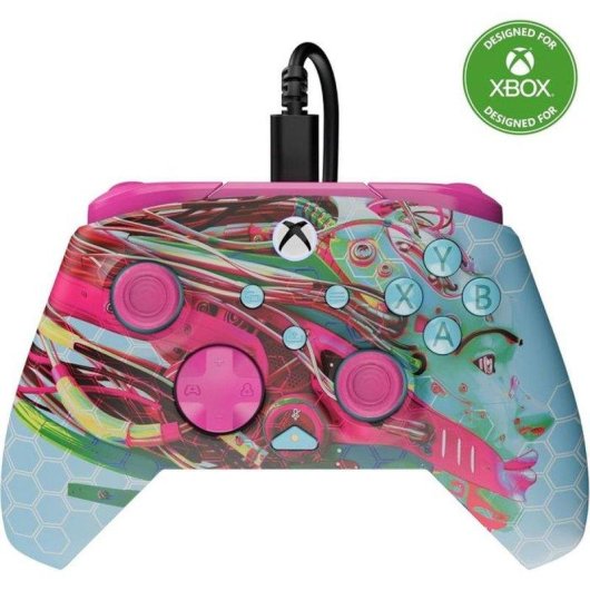 Manette Turtle Beach Rematch Advanced Android Dreams pour Xbox et PC, filaire, Hall Effect, rétroéclairage