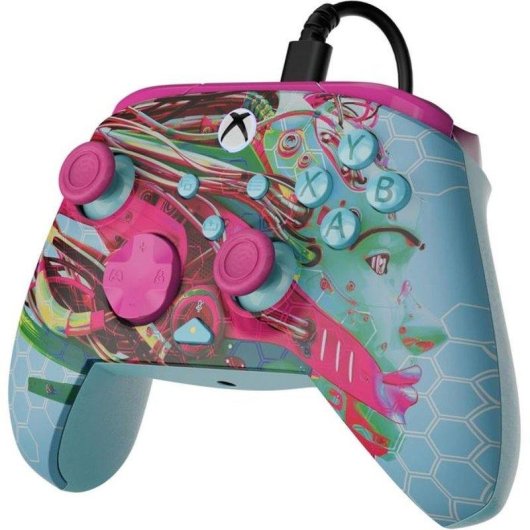 Manette Turtle Beach Rematch Advanced Android Dreams pour Xbox et PC, filaire, Hall Effect, rétroéclairage