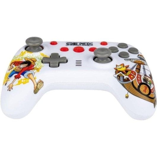 Manette filaire Konix One Piece pour Nintendo Switch et PC - Blanche